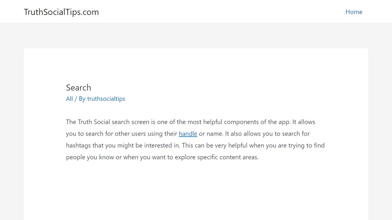 Search - TruthSocialTips.com Truth Social search